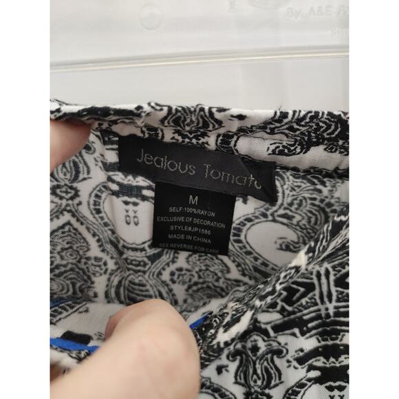 Jealous Tomato Strapless Jumpsuit Boho Geometric Multicolor Medium - Picture 4 of 4